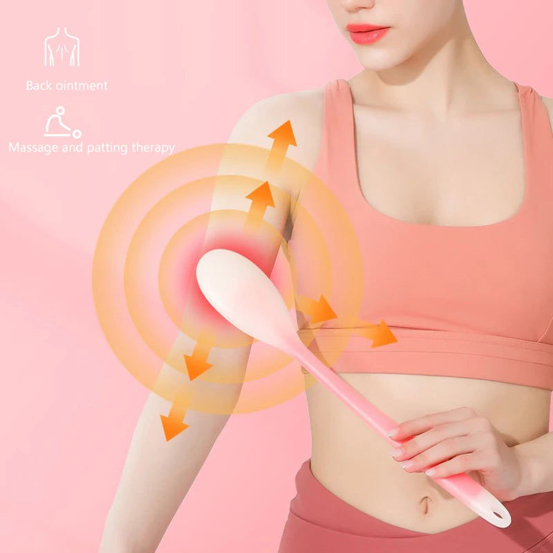 Silicone Long-Handle Sunscreen & Lotion Back Applicator Body Lotion Applicator QXL