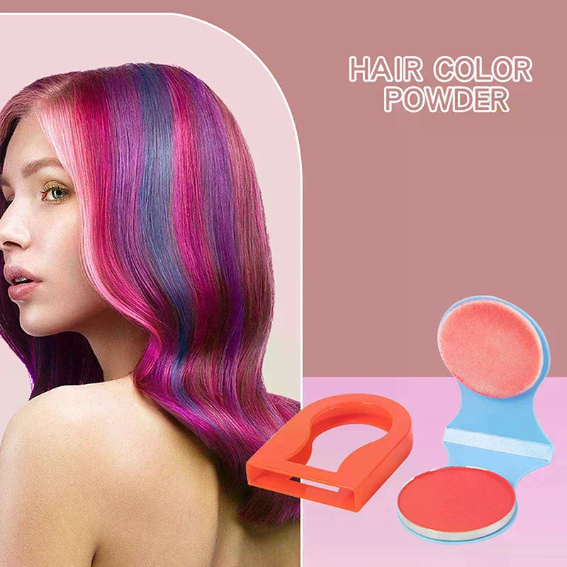 Temporary Hair Chalk Powder – Washable Color for Cosplay & Events Temporary Hair Chalk QXL