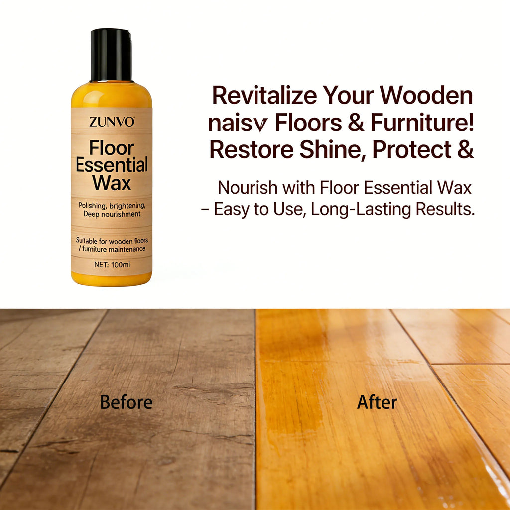 Floor Wax Polish & Brightener for Wood Floors & Furniture Floor Wax Polish QXL