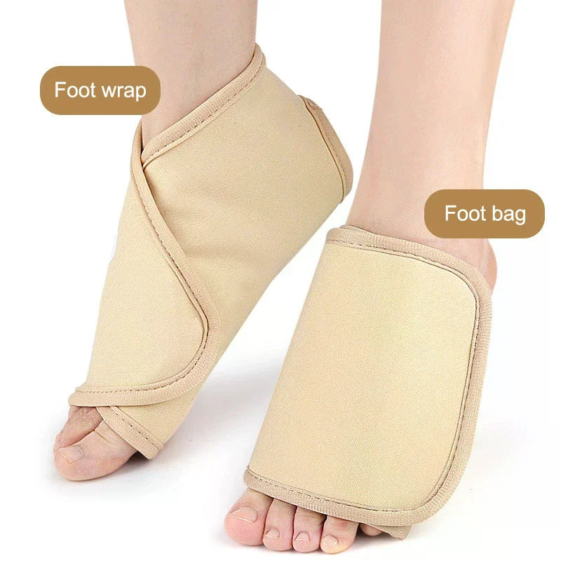 Reusable Organic Cotton Castor Oil Pack Wrap for Feet Castor Oil Wrap QXL