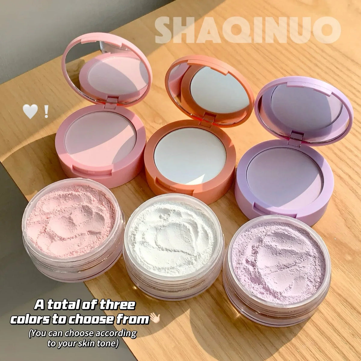 Dual-Effect Pressed Powder Compact | Concealer & Contour Pressed Powder Compact QXL