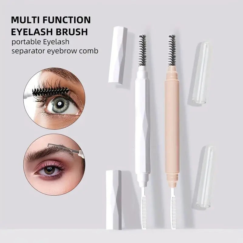 Dual-Ended Eyebrow Brush & Spoolie Comb | Brow Tool Eyebrow Grooming Tool QXL