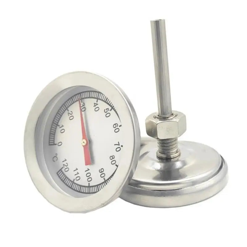 Long Stem Stainless Steel Dial Thermometer 0–120°C Kitchen Dial Thermometer QXL