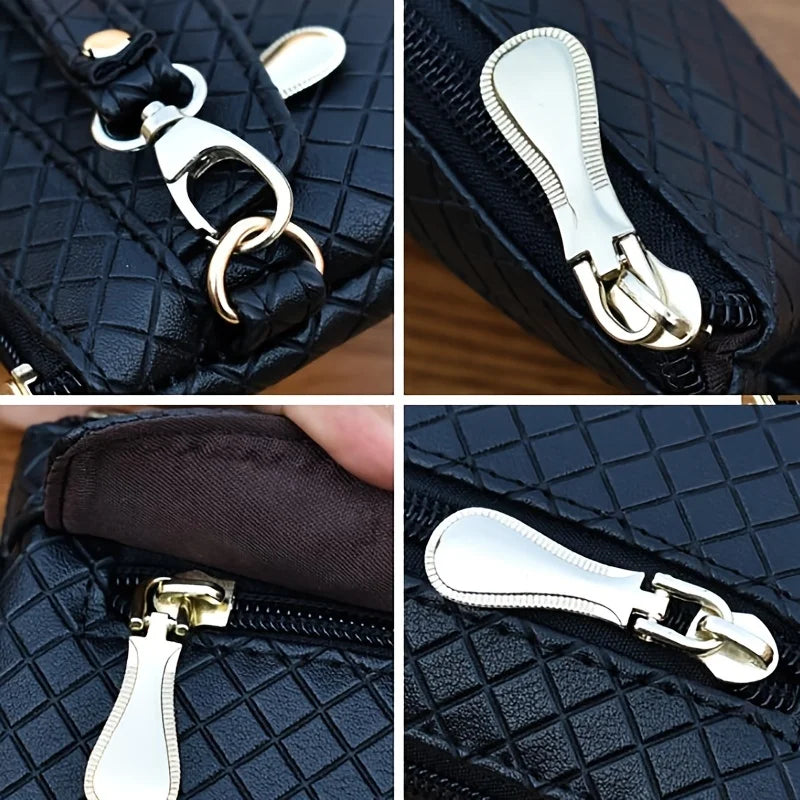 Women's Plaid Clutch Bag | PU Phone Wallet with Card Slots Clutch Bag QXL