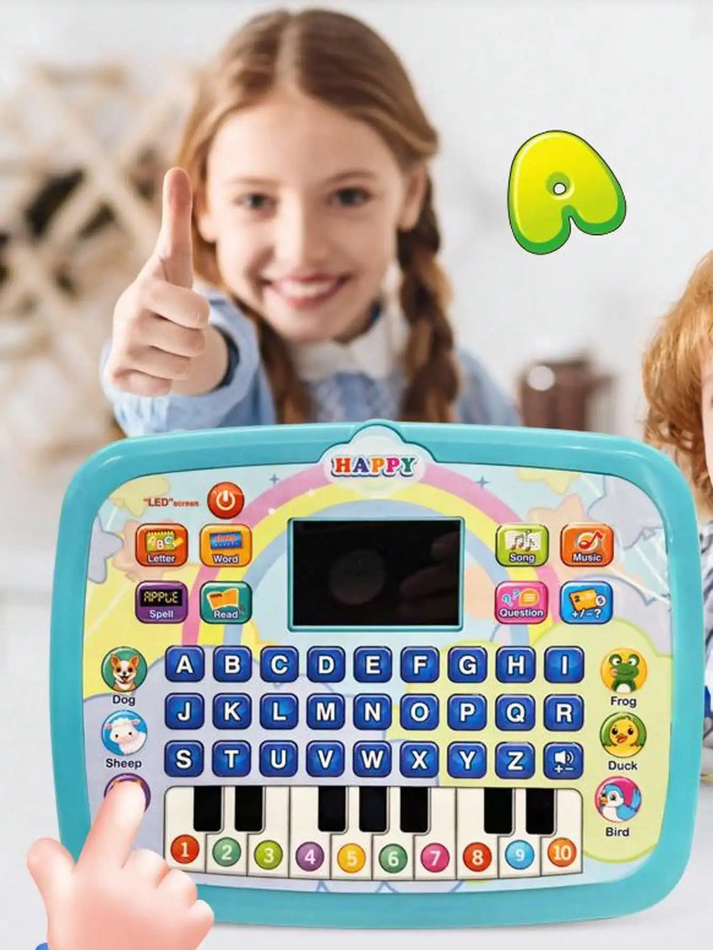Kids Learning Tablet Toy | Alphabet Numbers Music & Math Educational Learning Toy QXL