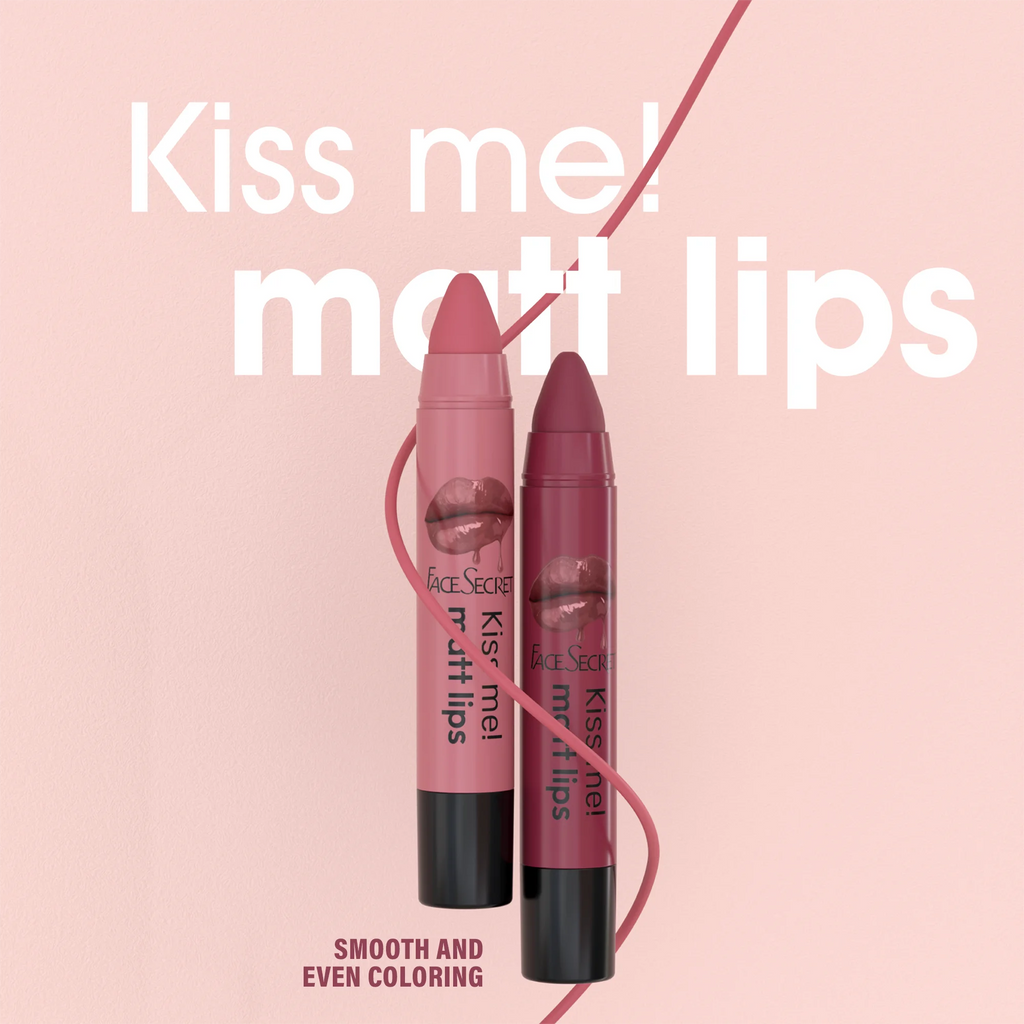 6-Color Velvet Matte Lipstick Crayon | Kissproof Lip Pen Matte Lipstick Crayon QXL
