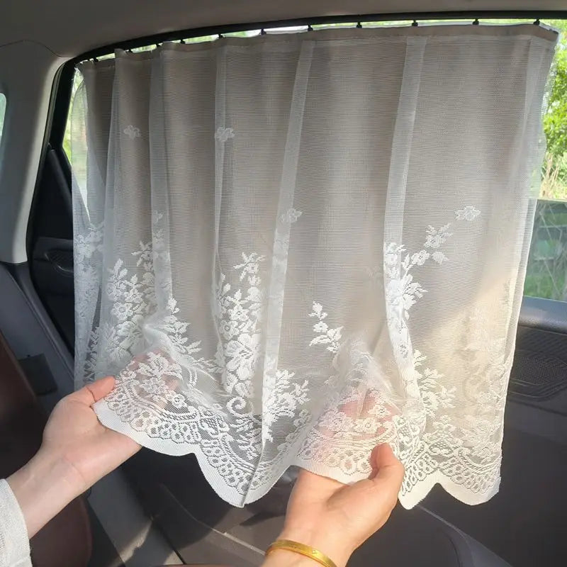 Car Privacy Curtains | Rear Seat Divider & Sun Shade Cover Car Window Curtain QXL
