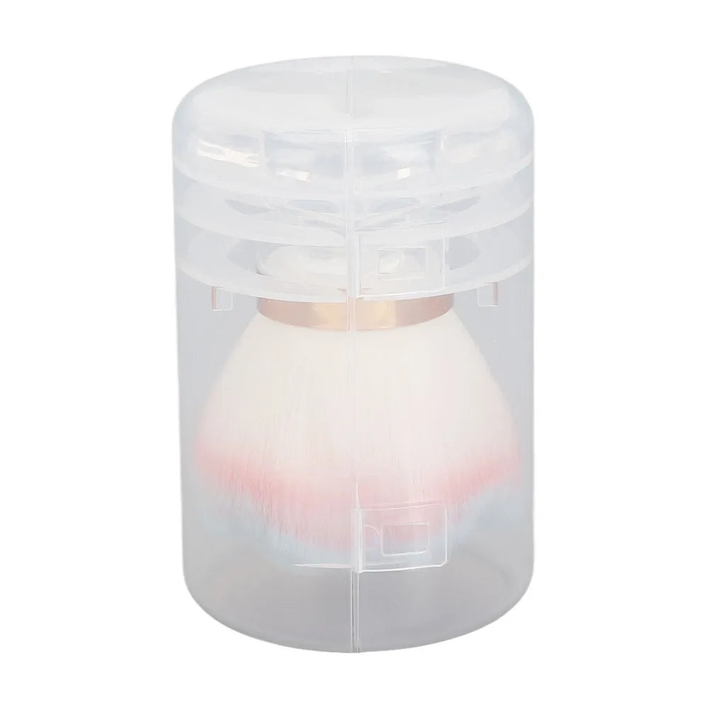2-Pack Soft Bristle Nail Dust Removal Brushes | Pink Rose Art Nail Dust Brush QXL