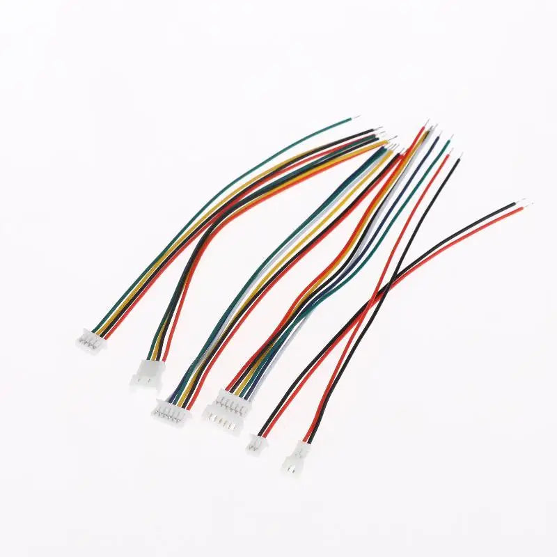 10-Pack 1.25mm Mini JST Connector Cable 2–6 Pin Male Female JST Connector Cable QXL