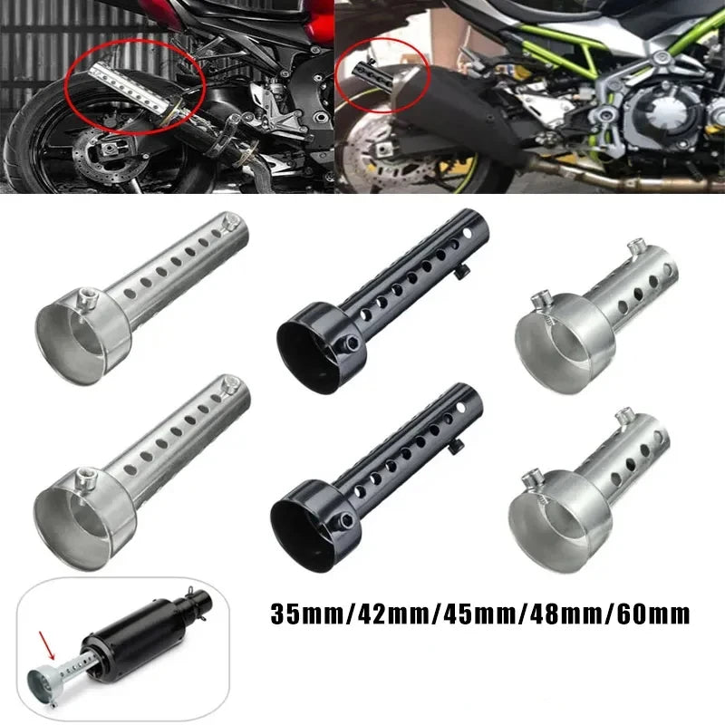 Motorcycle DB Killer Exhaust Muffler Insert Baffle 35–60mm Exhaust Muffler Insert QXL