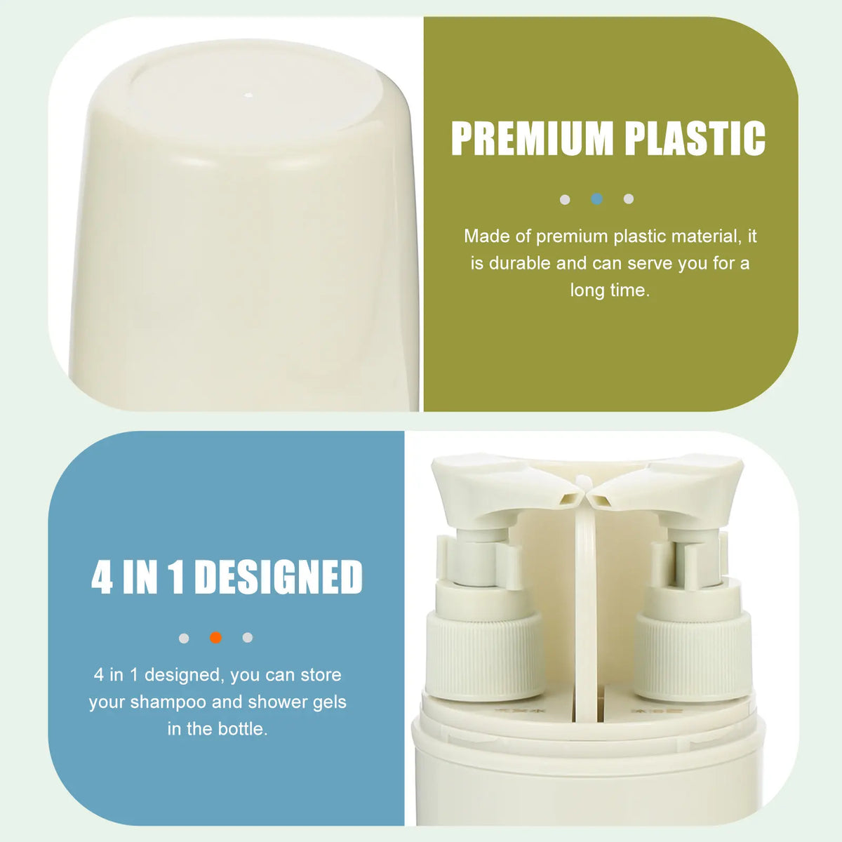 4-in-1 Travel Toiletry Set | Toothbrush Holder & Bottles Travel Toiletry Set QXL