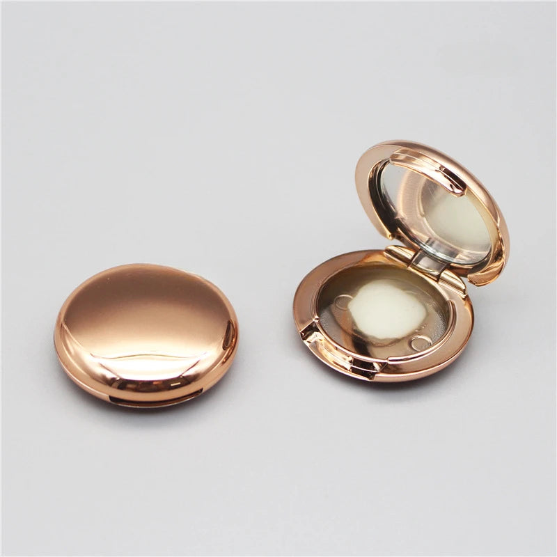25mm Round Eyeshadow Case | Mini Portable Cosmetic Sample Box Cosmetic Sample Case QXL