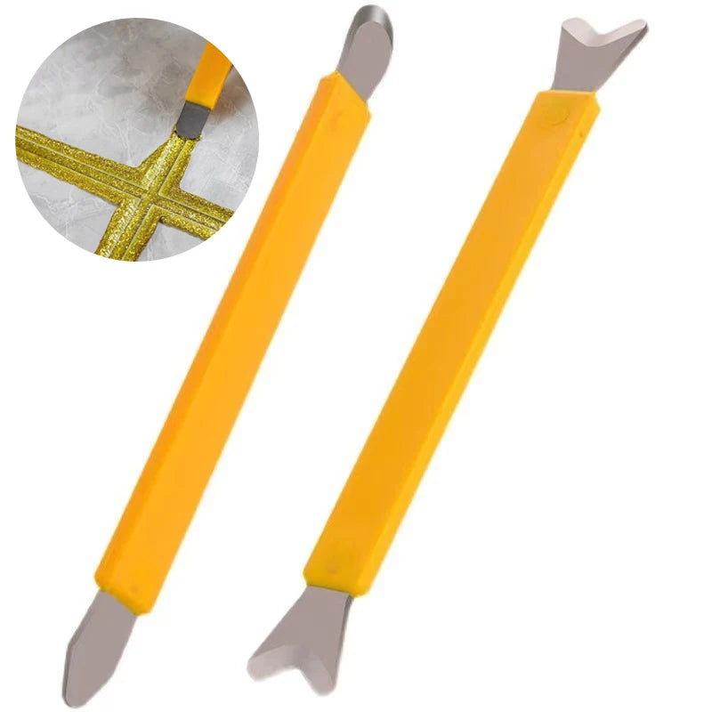 Tungsten Steel Caulking Tool | Corner Grout Scraper for Tile Caulking & Grout Tool QXL