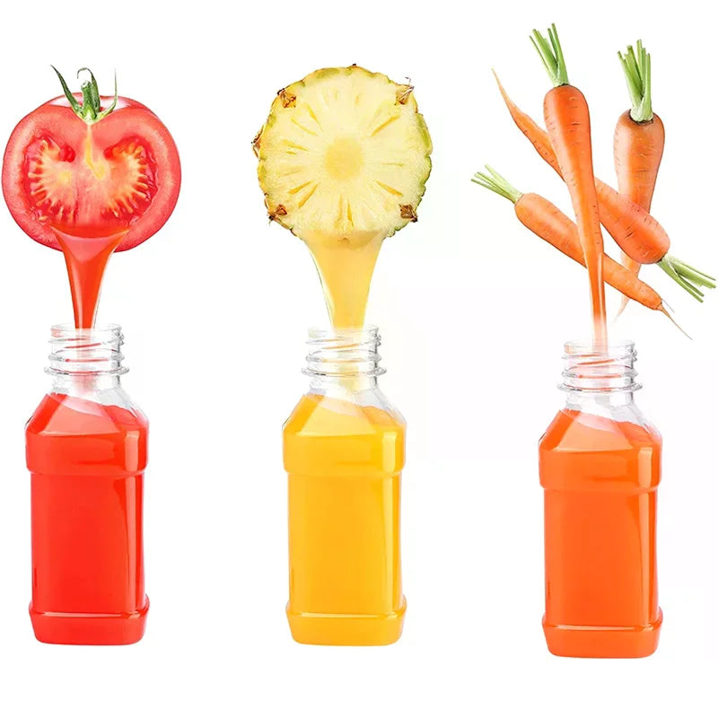 100ml Refillable Mini Drink Bottles | 10 or 20 Pack | PET Refillable Drink Bottles QXL