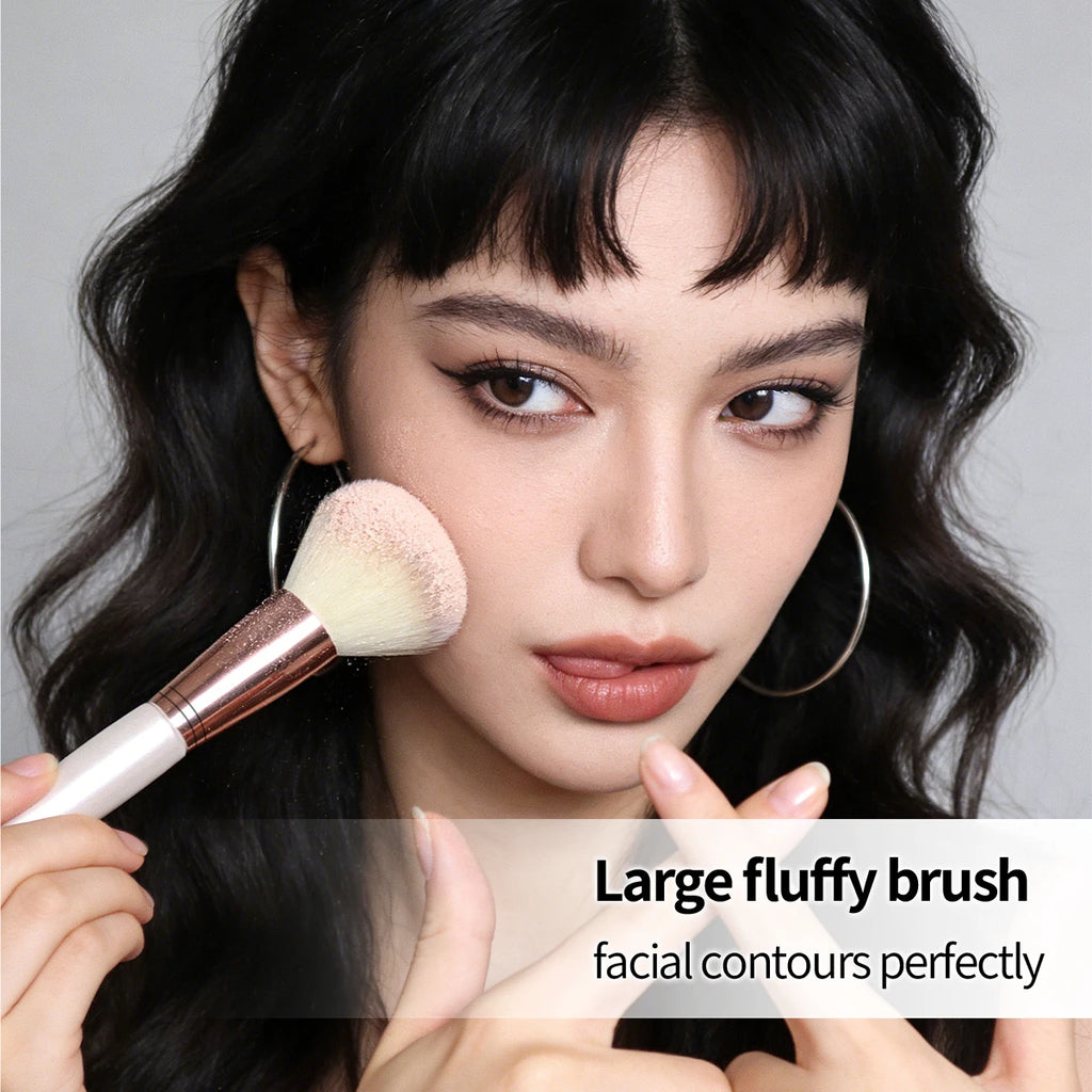 KOSSHOW Soft Face Brush – Blush, Powder & Contour Makeup Face Brush QXL