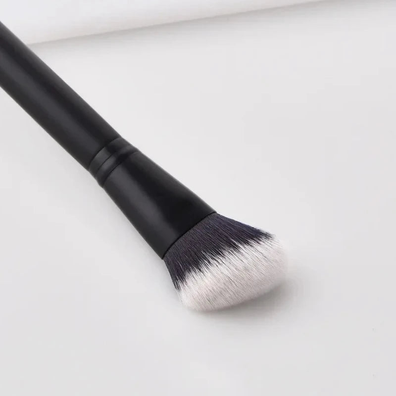 Double-Ended Contour & Repair Makeup Brush | Liquid Cream Powder Makeup Contour Brush QXL