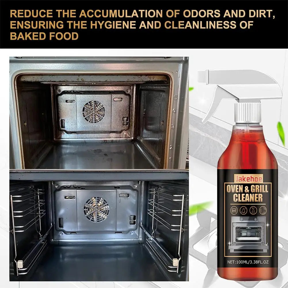 Oven & Grill Cleaning Foam Spray | Heavy-Duty Degreaser Kitchen Degreaser Spray QXL