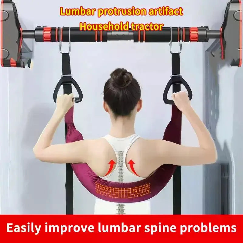 Lumbar Traction Belt | Spinal Stretch Waist Suspension Support Lumbar Traction Belt QXL