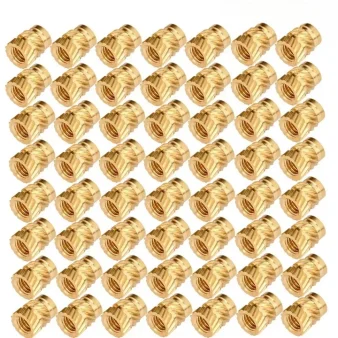 M3 Brass Heat Set Threaded Inserts M3x5x4 for 3D Printing – 20pk Threaded Insert Nuts QXL