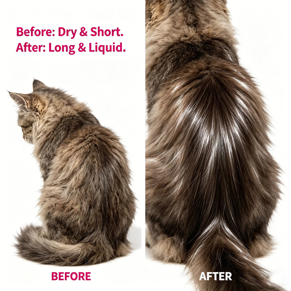 Pet Fur Nourishing Oil Spray | Dog & Cat Coat Care Pet Grooming Spray QXL Default Title