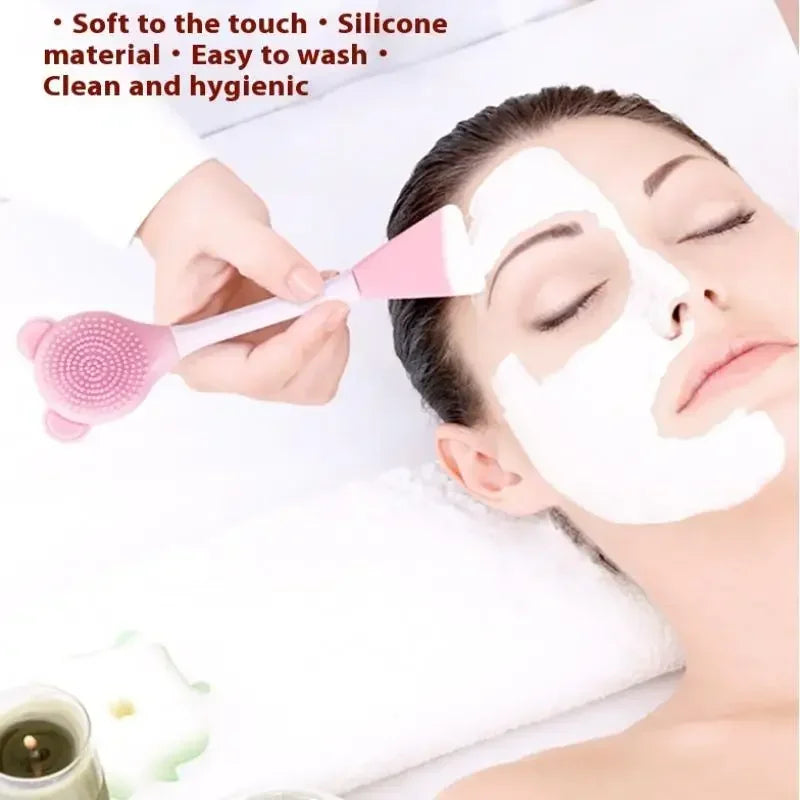 4-Piece Face Mask Mixing Bowl Set | DIY Spatula & Brush Kit Face Mask Tool Set QXL