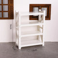 1:12 Scale Dollhouse Mini Storage Shelf & Display Rack Dollhouse Miniature QXL White