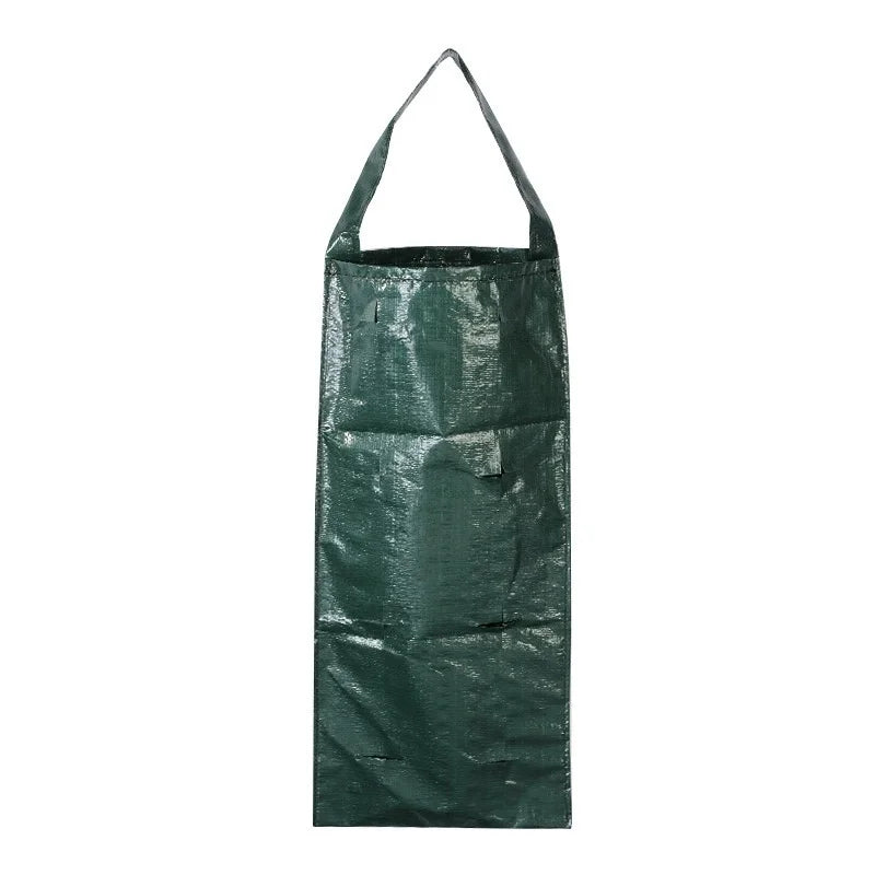 Wall-Mount Foldable Planting Bag | 8-Hole Veggie Grow Bag Hanging Grow Bag QXL 1Pc