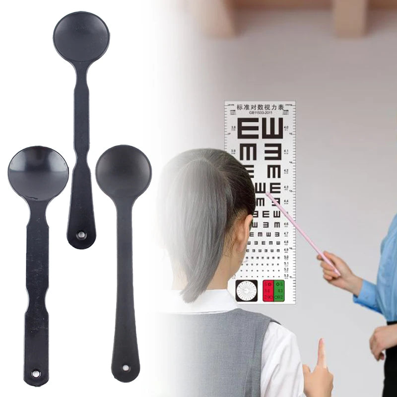 Handheld Eye Occluder | Optometry Vision Test Block Plate Eye Occluder QXL