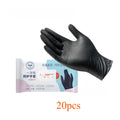 Disposable PVC Nitrile Gloves 20/50 Pack | Black Multipurpose Disposable Gloves QXL 20Pcs Black S