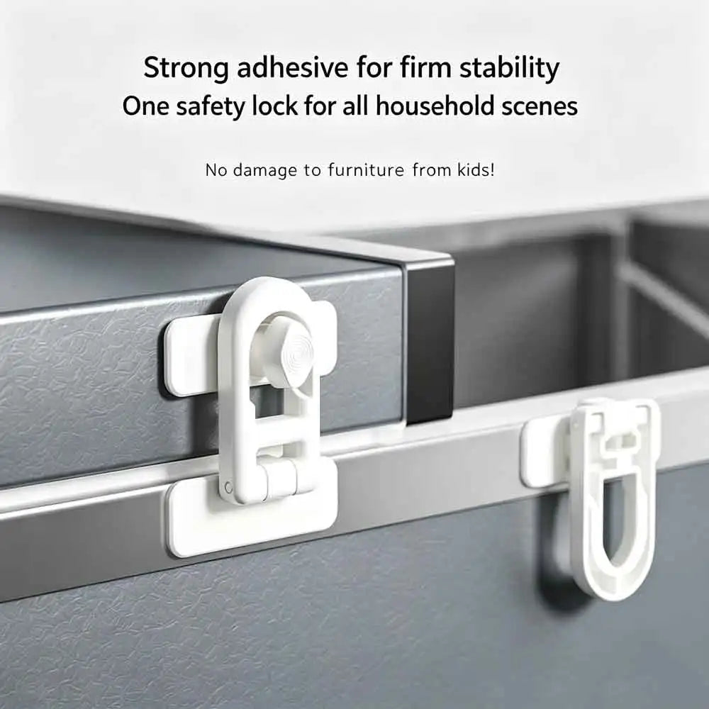 Baby Safety Cabinet Lock | Drawer & Fridge Door Latch Baby Safety Lock QXL