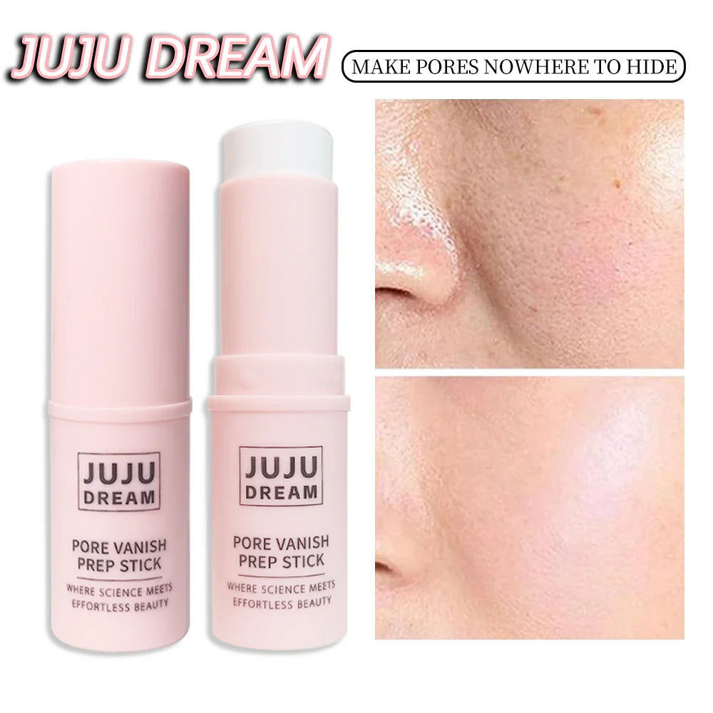 JUJU Dream Face Primer Stick | Matte Blur & Shimmer, 6g Makeup Primer Stick QXL 01