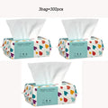 100-Pack Disposable Cotton Face Towels | Soft Dry Wet Wipes Disposable Face Towels QXL M352 3bag