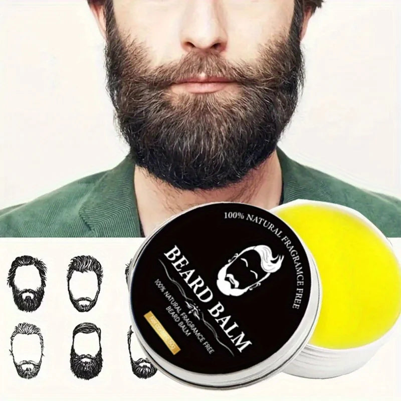 Men's No-Rinse Beard Cream & Oil with Plant Squalane – 50g Beard Styling Cream QXL Default Title