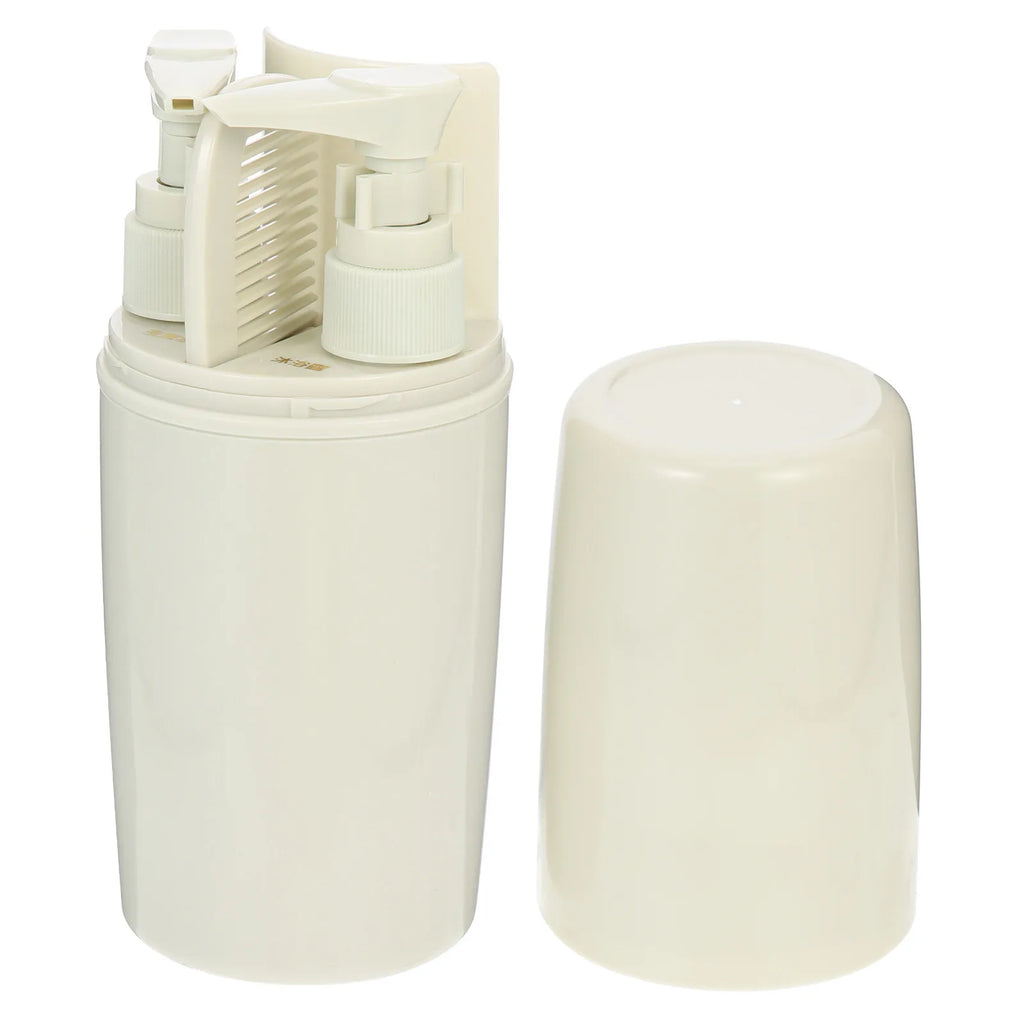 4-in-1 Travel Toiletry Set | Toothbrush Holder & Bottles Travel Toiletry Set QXL Default Title