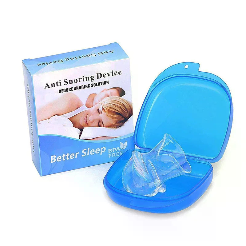 Silicone Tongue Retainer Mouthpiece | Anti-Snoring Sleep Aid Anti-Snoring Mouthpiece QXL