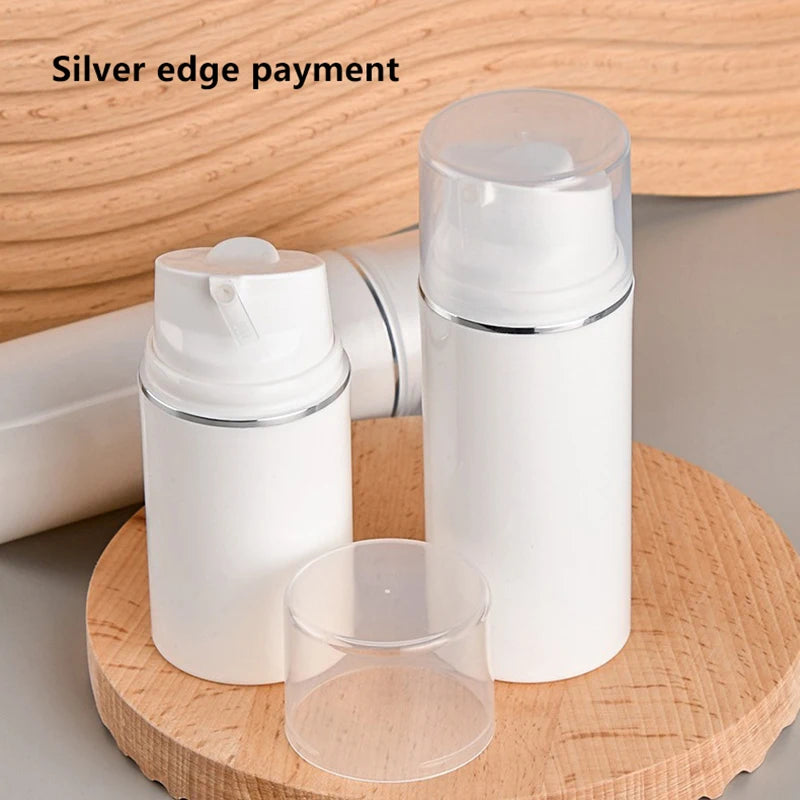 Refillable Vacuum Pump Bottles 30–150ml | Travel Dispenser Vacuum Pump Bottle QXL