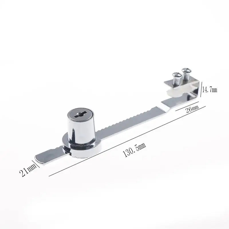 Sliding Glass Door Lock + 2 Keys | Cabinet & Terrarium Security Cabinet Door Lock QXL ... ...