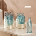 4-in-1 Travel Toiletry Bottle Set – Leak-Proof & Refillable Travel Bottle Set QXL Blue