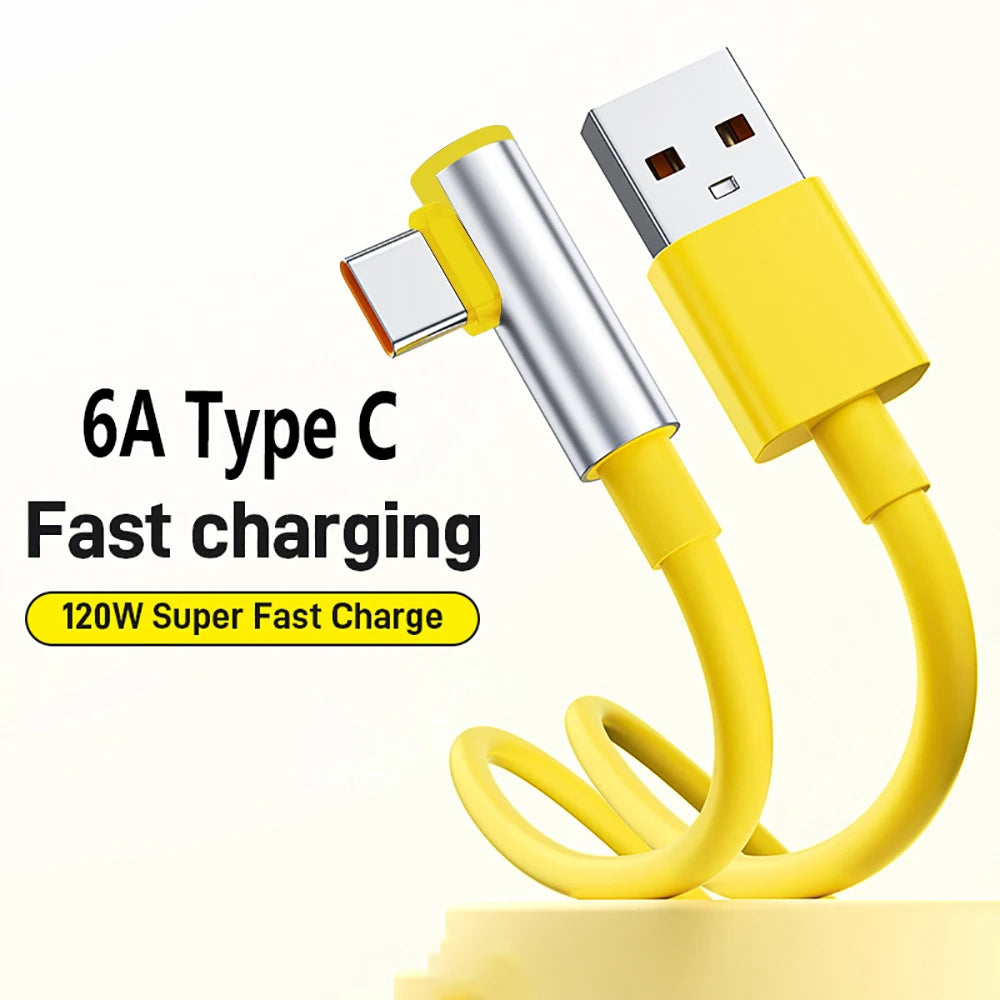 120W USB-C Fast Charging Cable 6A | Xiaomi Redmi POCO USB-C Charging Cable QXL