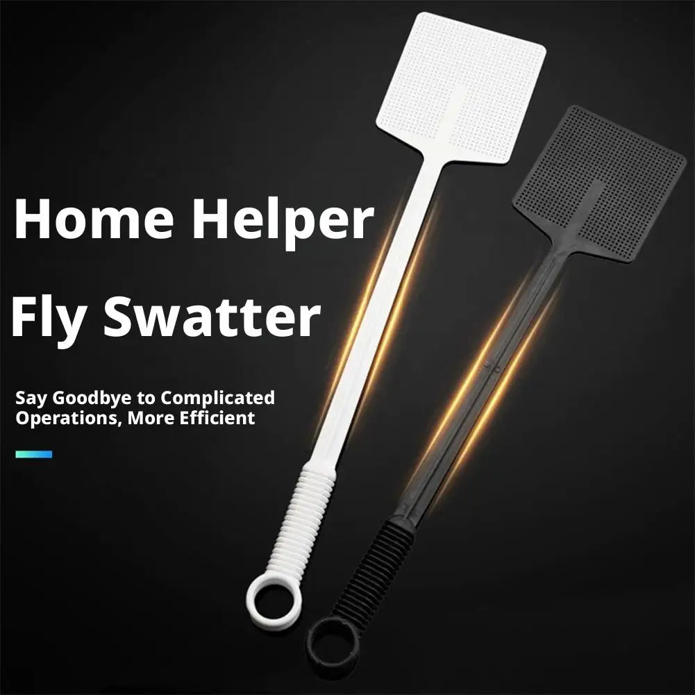 Long Handle Fly Swatter | Flexible PP Plastic Mosquito Swatter Fly Swatter QXL