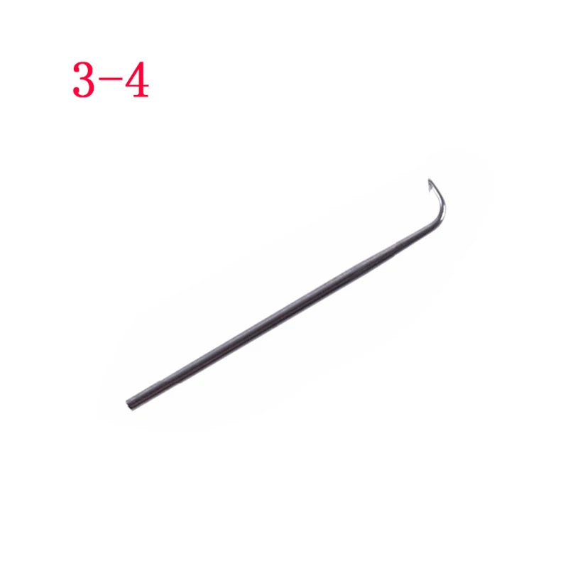Ventilating Needles for Lace Wig Making | Brass Handle Set Wig Making Tool QXL needle 3-4