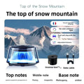 Mount Fuji Car Aroma Diffuser | LED Mist & Scent Control Car Aroma Diffuser QXL Blue