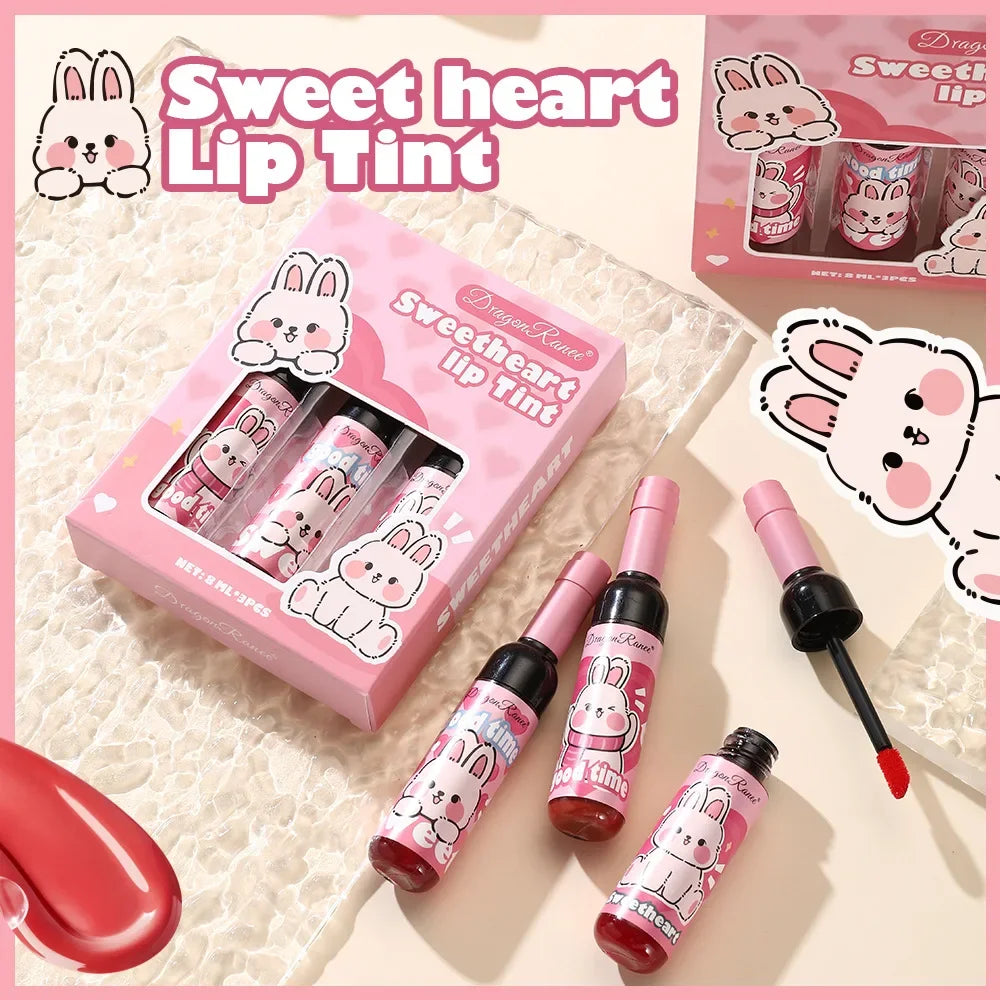 Dragon Ranee Wine Bottle Lip Gloss Set | 3-Pc Liquid Lipstick Liquid Lip Gloss Set QXL