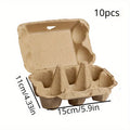 10-Pack Pulp Egg Trays | Farm, Home, Camping Egg Boxes Egg Storage Tray QXL 10PCS