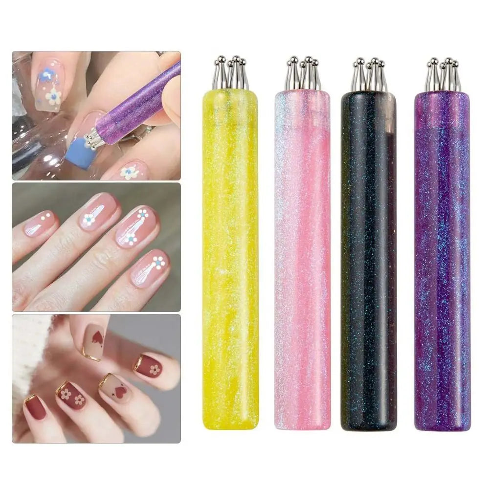 5-Petal Flower Nail Dotting Pen | One-Stroke DIY Nail Art Nail Dotting Tool QXL