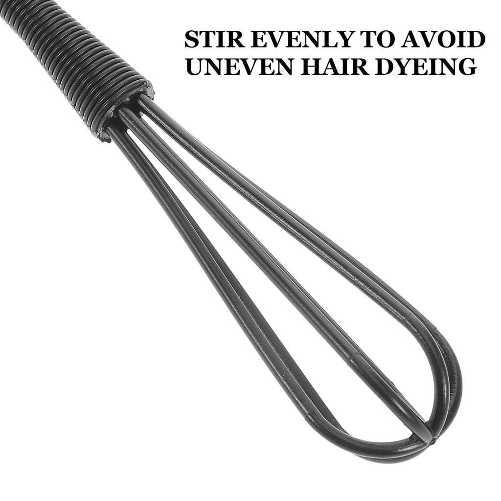 5-Pack Plastic Mini Whisks for Hair Dye & Kitchen Mixing Hair Dye Mixing Whisk QXL