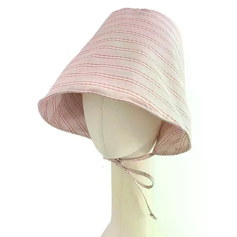 Women's Wide Brim Floral Bucket Hat | French Sun Hat Bucket Hat QXL