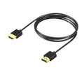 Ultra-Slim HDMI to Mini HDMI Cable 4K@60Hz 18Gbps OD3.2 HDMI Cable QXL black 1m