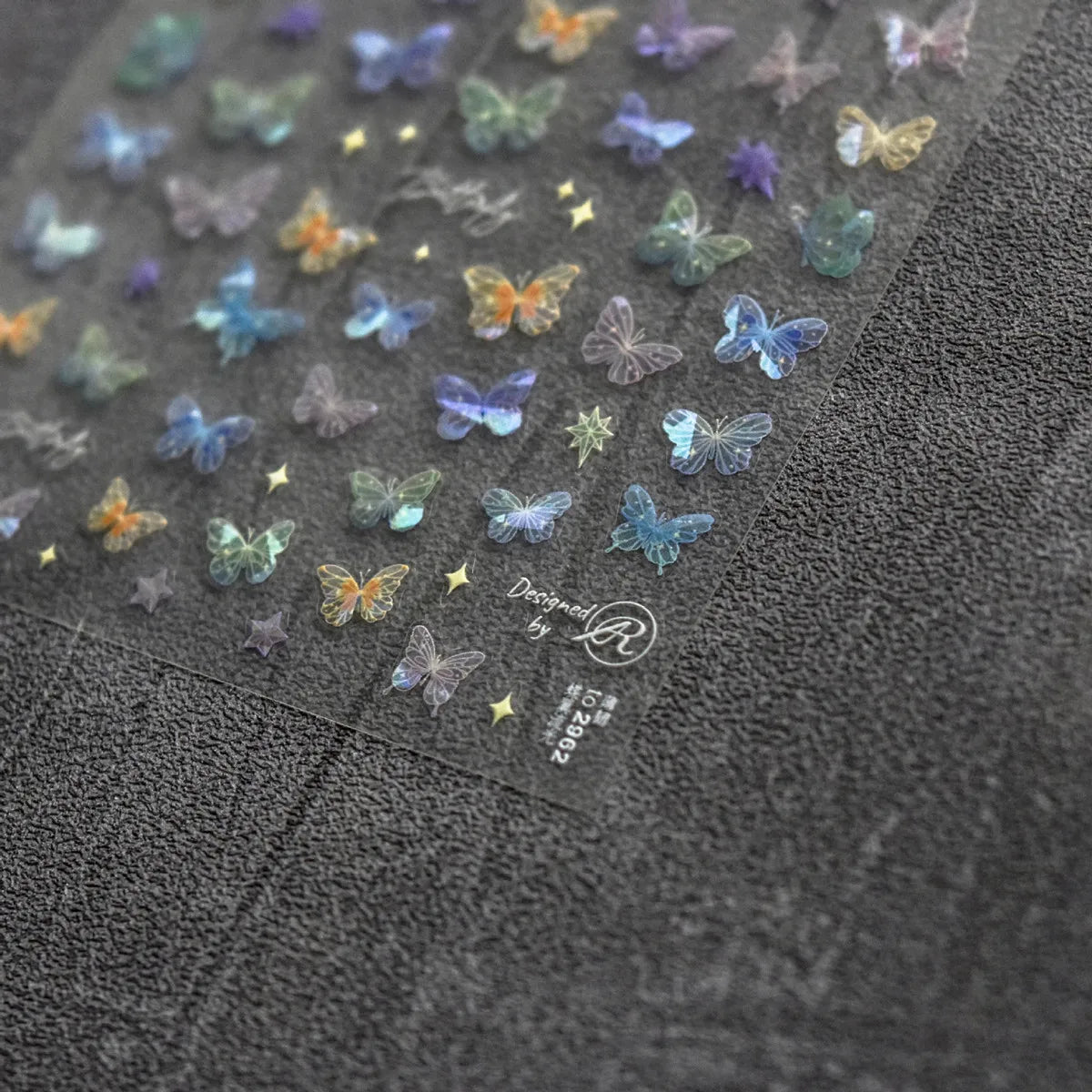 5D Laser Butterfly Nail Art Stickers | Self-Adhesive Decals Nail Art Stickers QXL