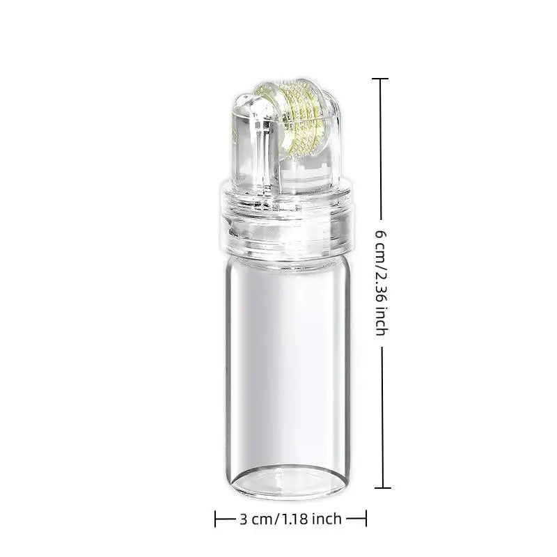 128-Pin Microneedle Derma Roller 0.25mm | Serum Applicator Microneedle Derma Roller QXL 1pc